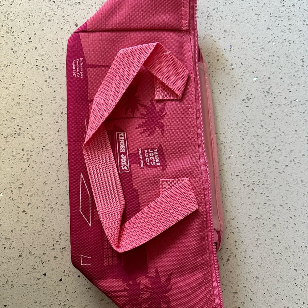 Pink Insulated Lunch Bag